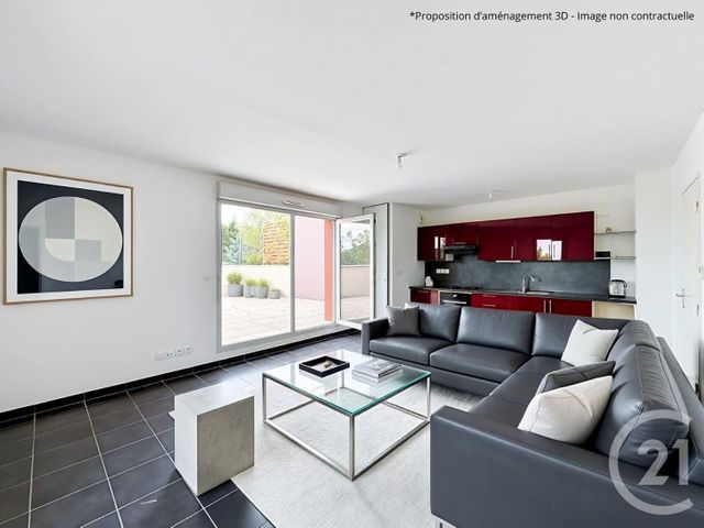 Appartement T3 à vendre - 3 pièces - 59.85 m2 - BRIGNAIS - 69 - RHONE-ALPES - Century 21 Identité Immobilier